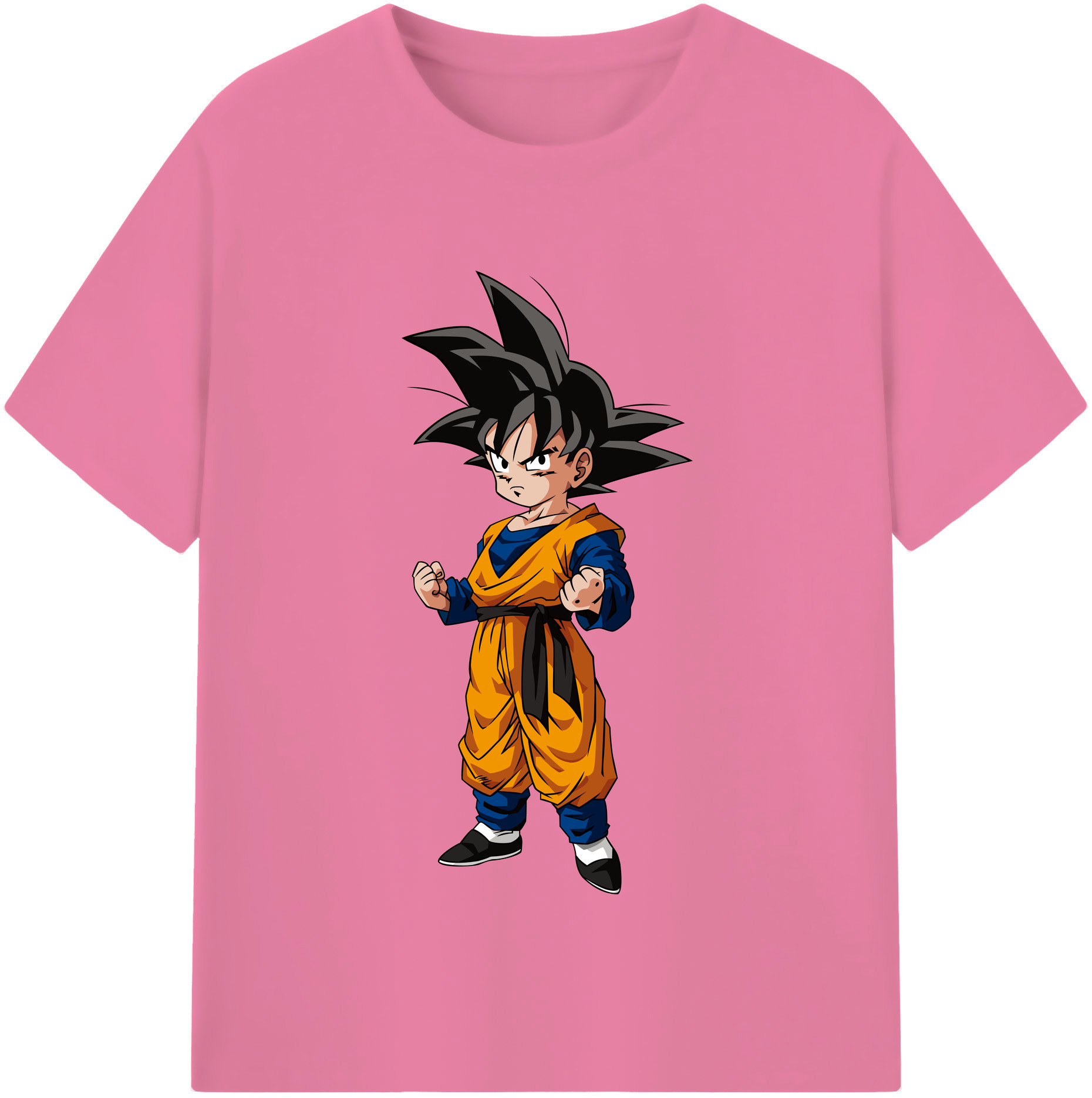 （画像用） ドラゴンボール 孫悟空（そん ごくう）Son Goku カカロット DRAGON BALL Kakarotto 綿100％半袖Tシャツ（フロントプリント）